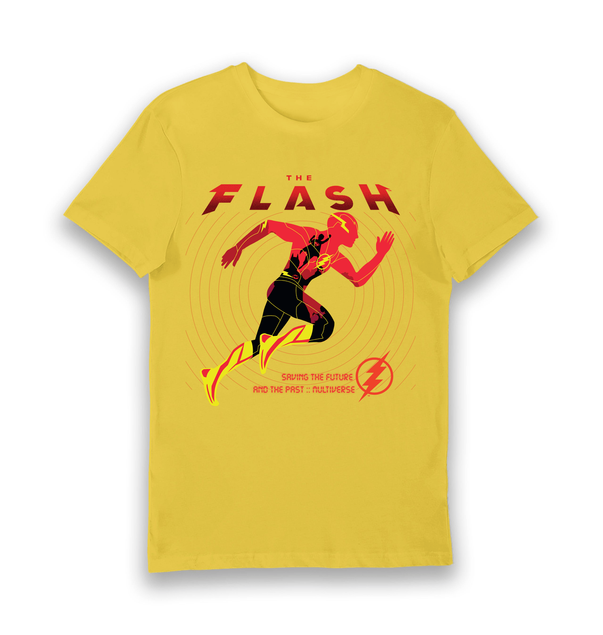 Yellow Printed T-shirt Front