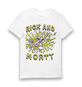White Printed T-shirt Front