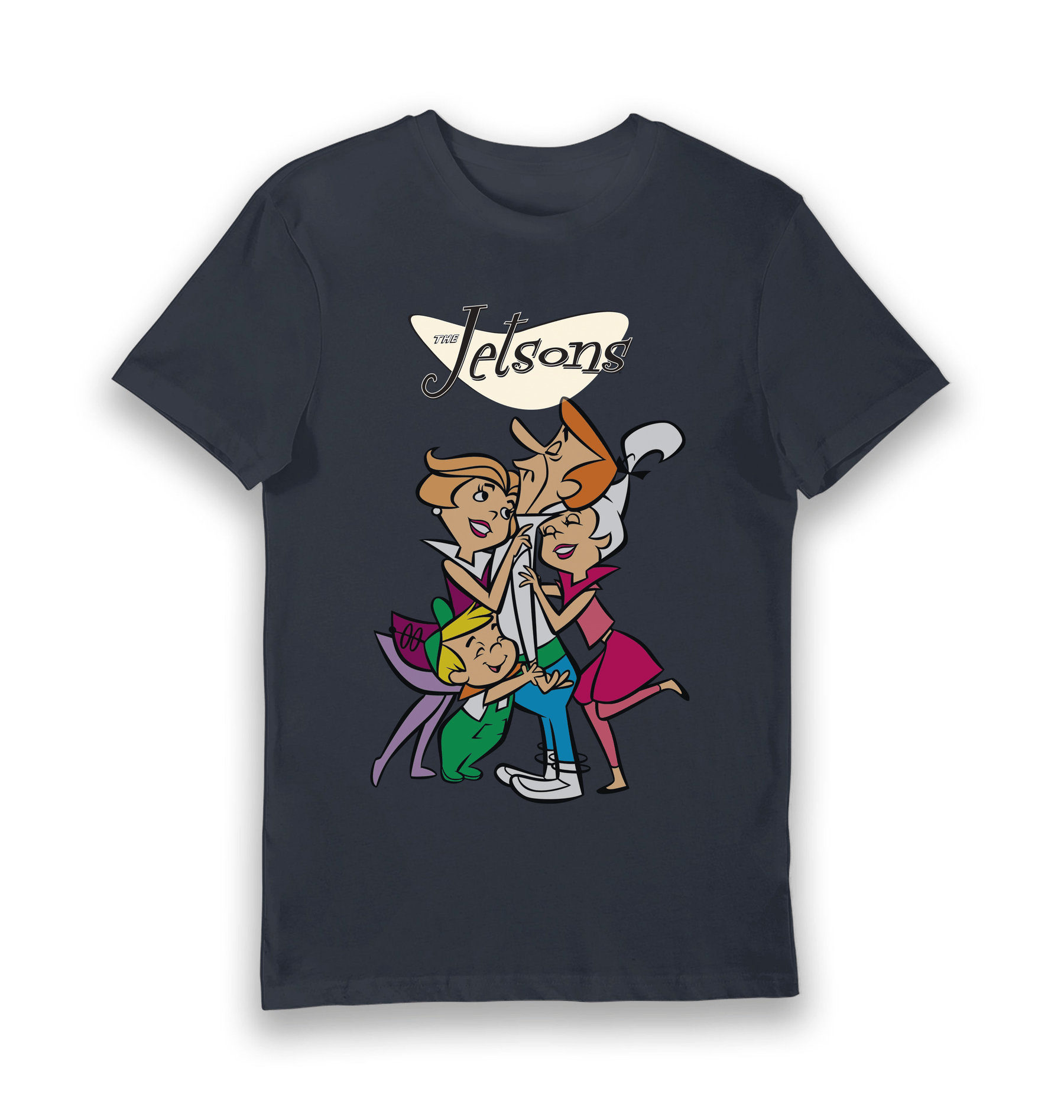 Navy Printed T-shirt Front