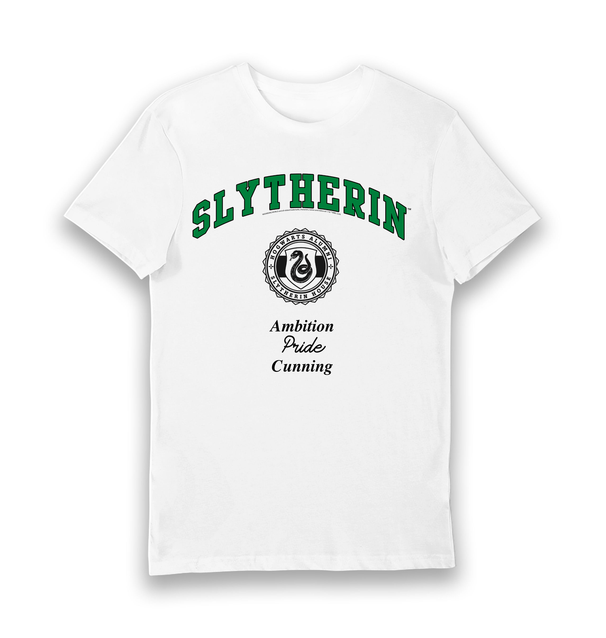 White Printed T-shirt Front