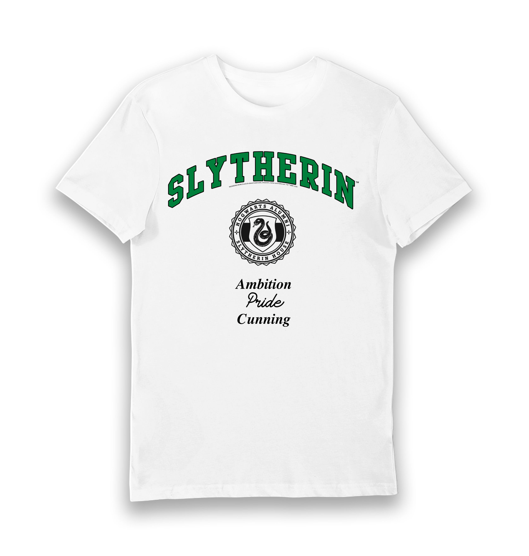 White Printed T-shirt Front