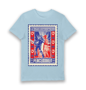 Light Blue Printed T-shirt Front