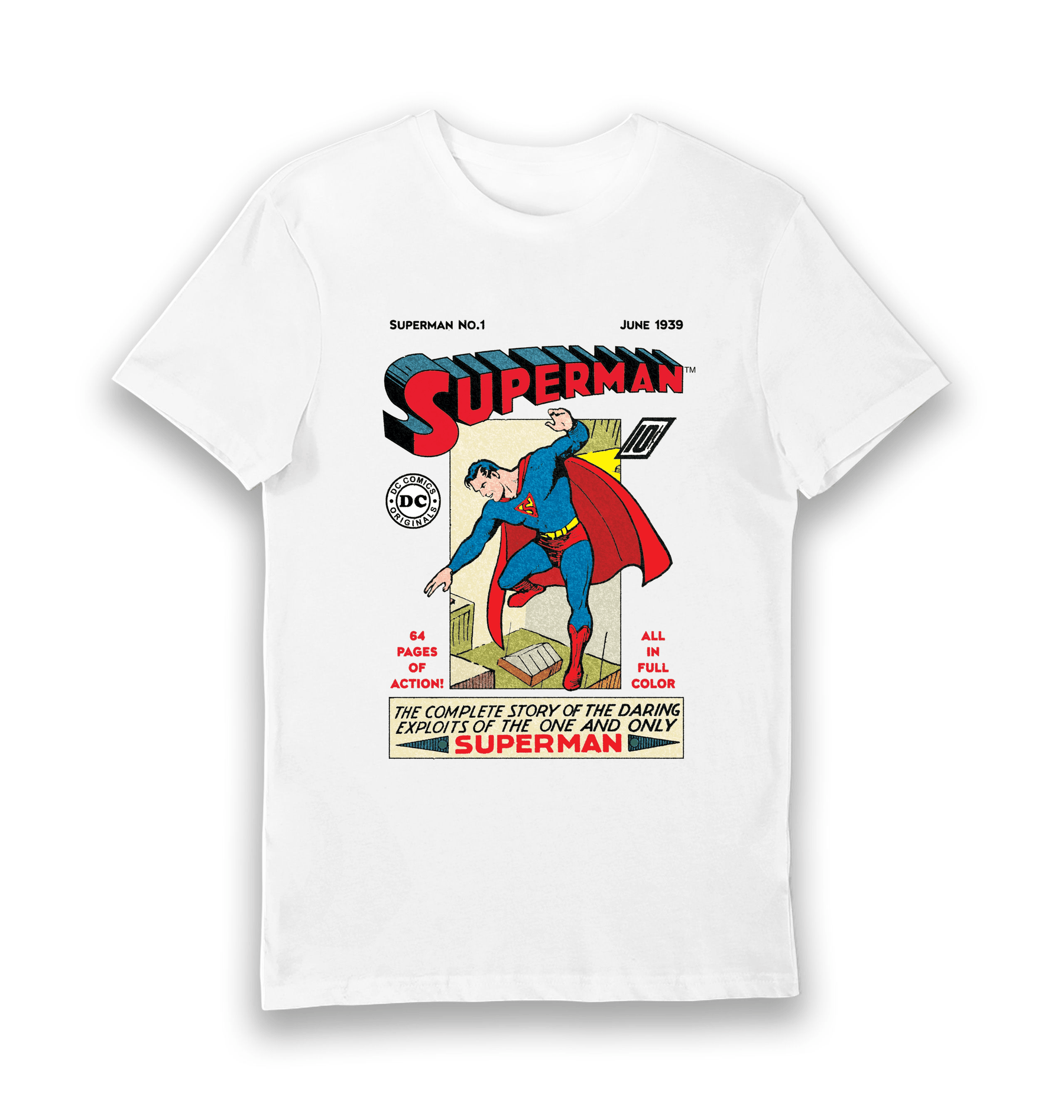 White Printed T-shirt Front