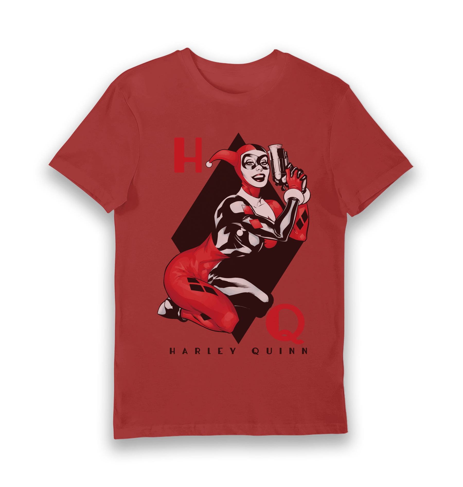 Red Printed T-shirt Front