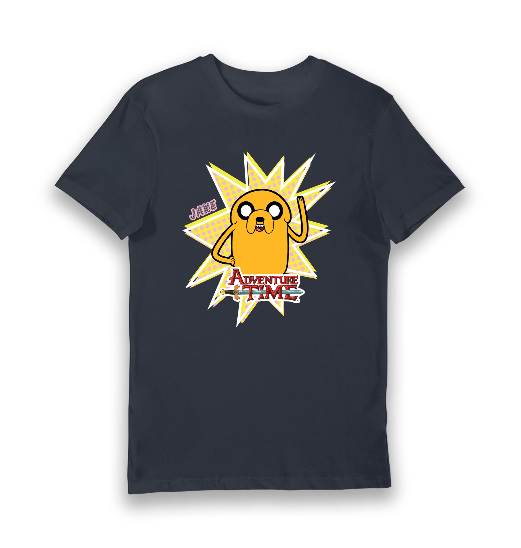 Navy Printed T-shirt Front