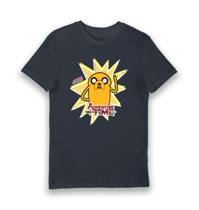 Navy Printed T-shirt Front