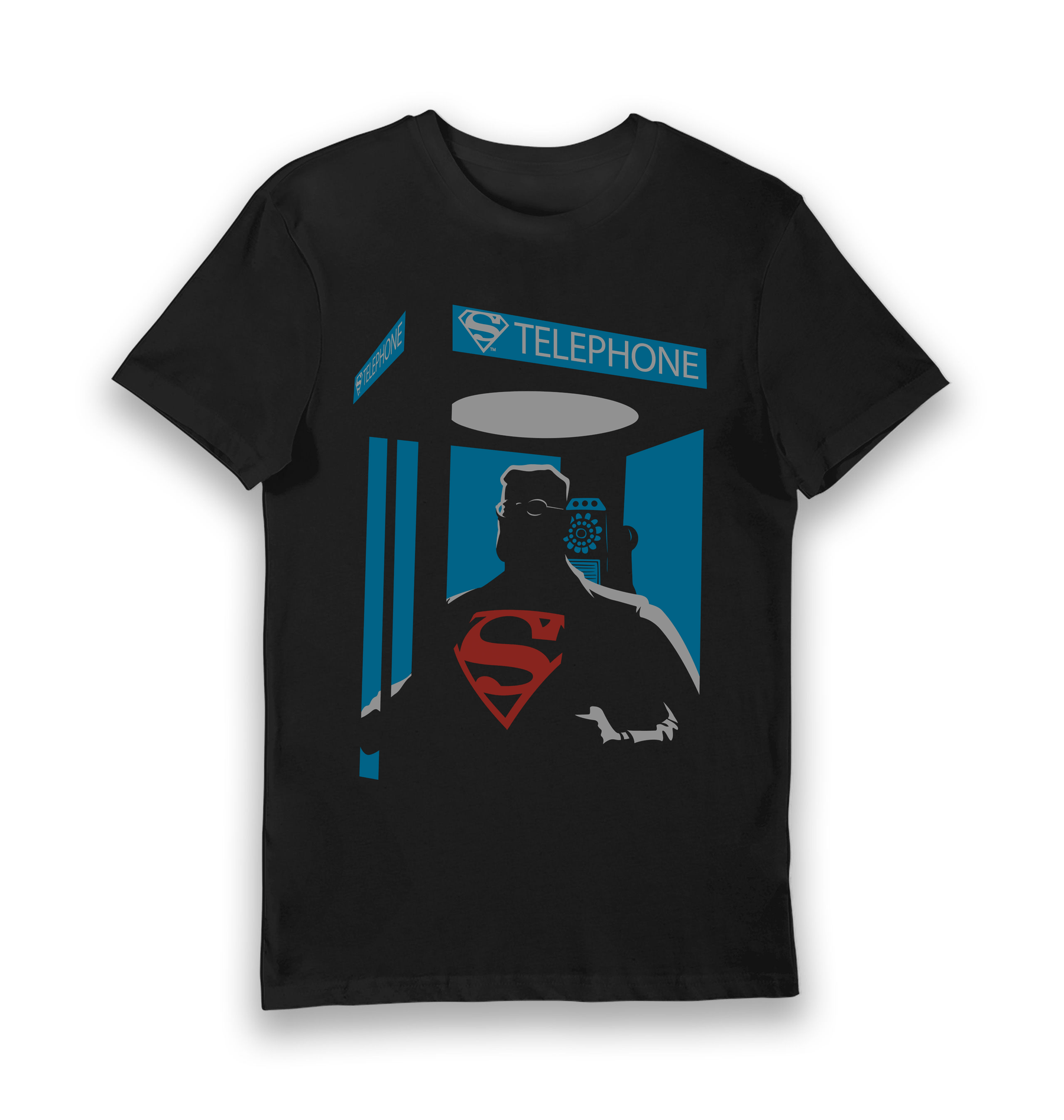 Black Printed T-shirt Front
