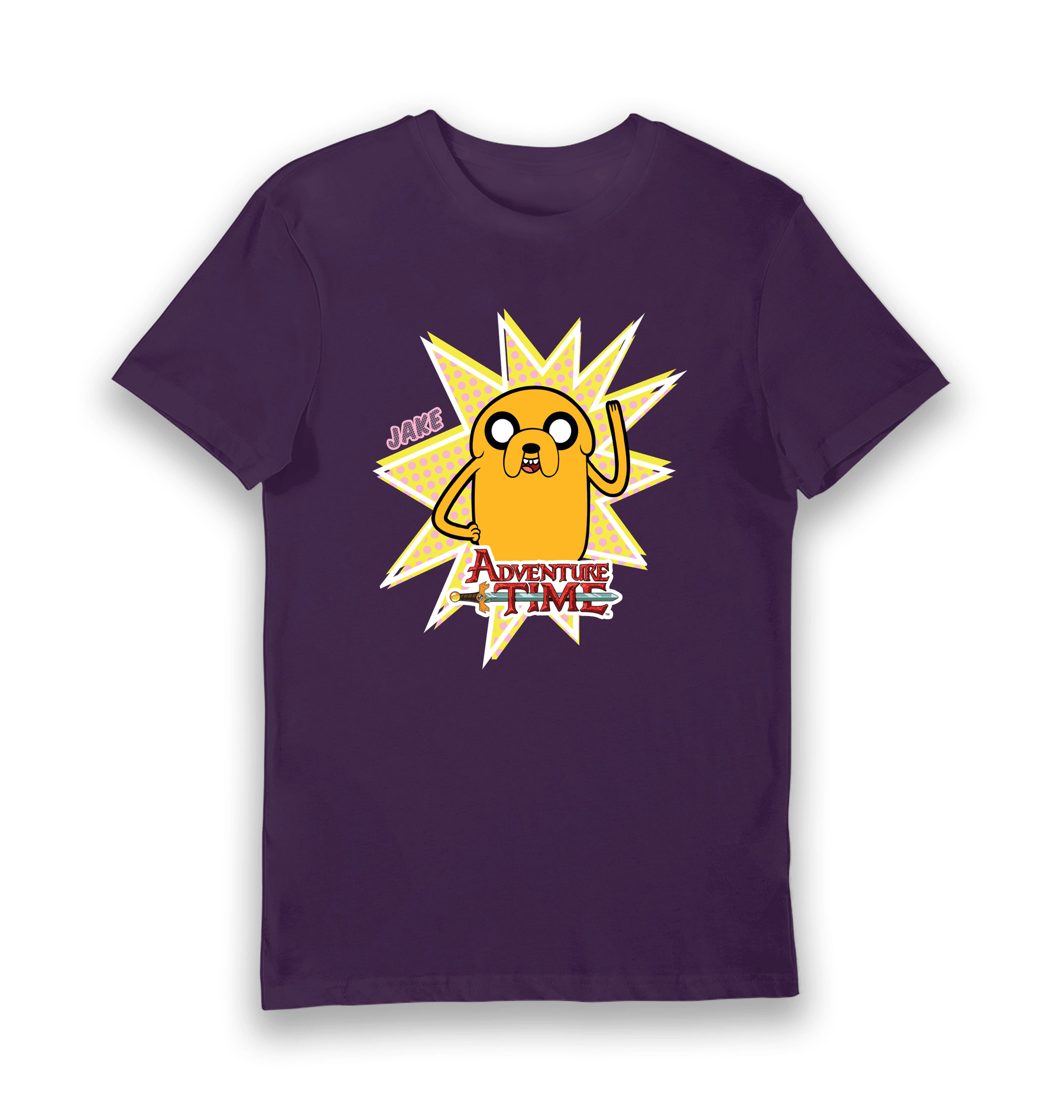 Purple Printed T-shirt Front