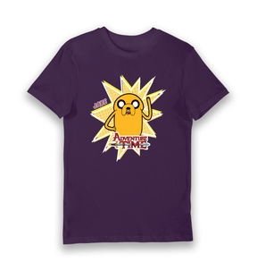 Purple Printed T-shirt Front