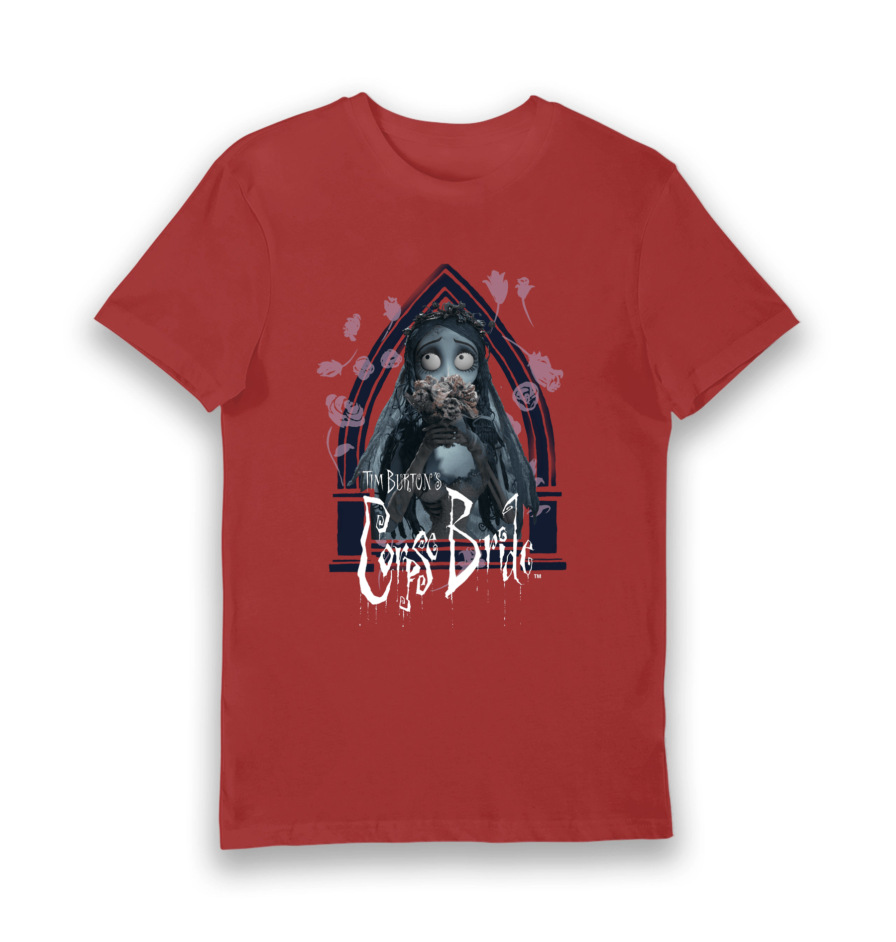 Red Printed T-shirt Front