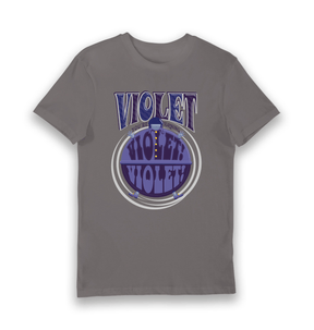 Charcoal Printed T-shirt Front