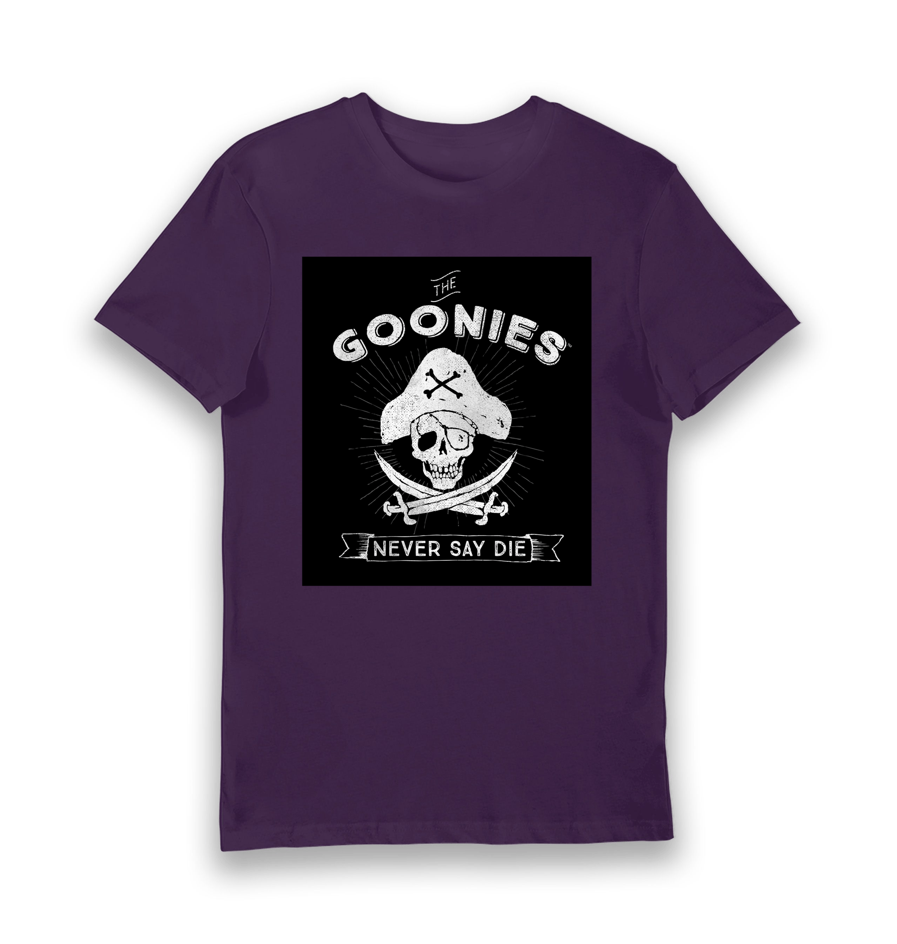 Purple Printed T-shirt Front