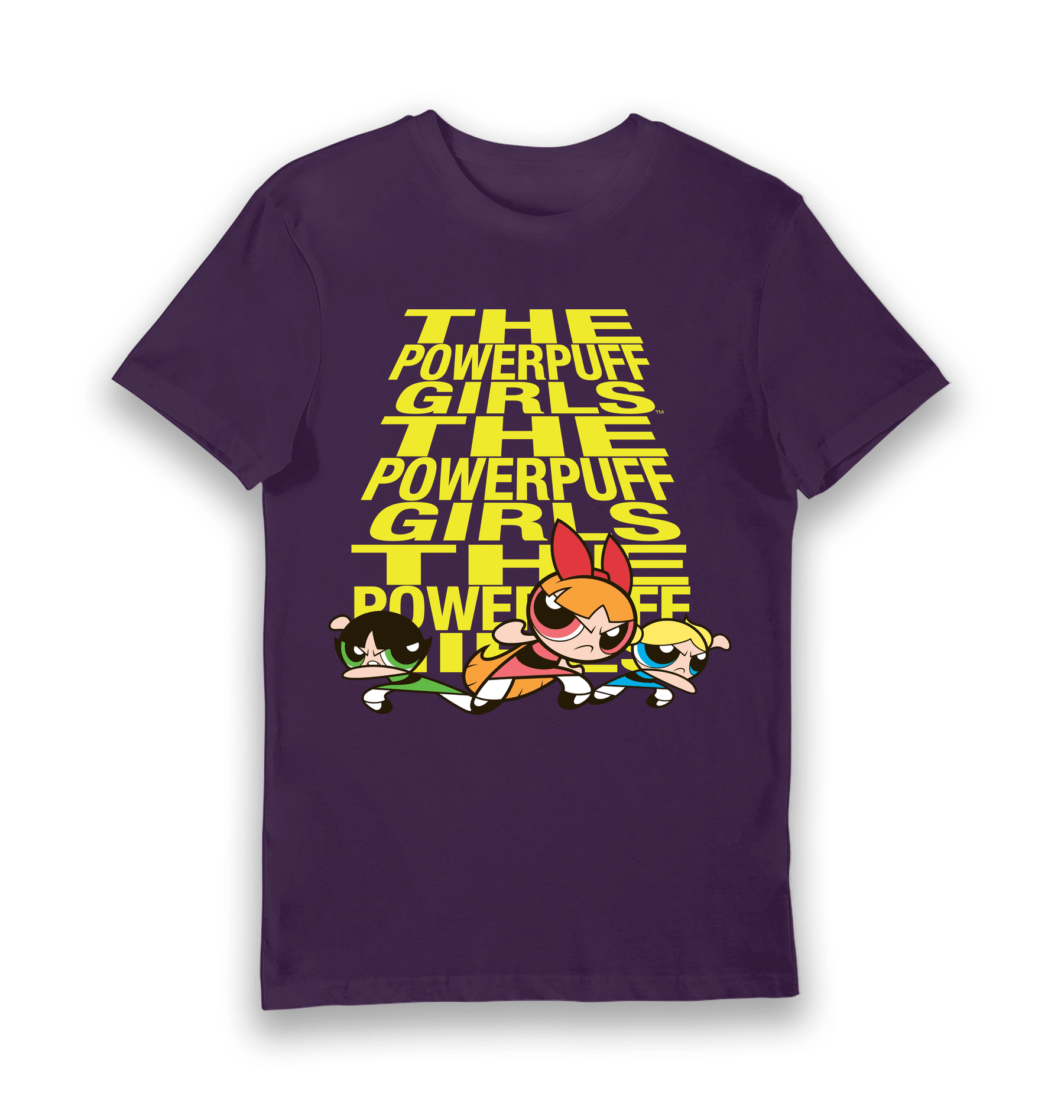 Purple Printed T-shirt Front