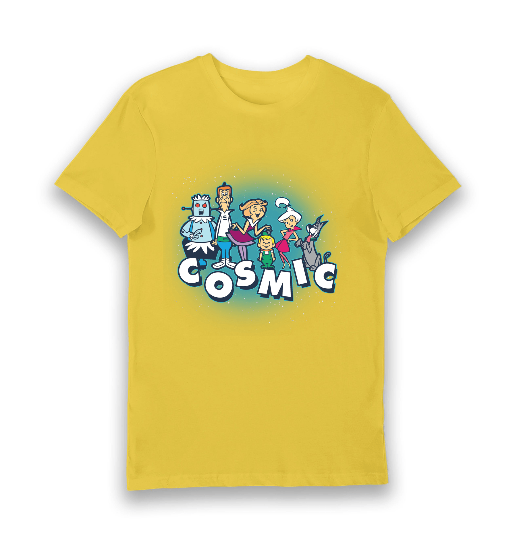 Yellow Printed T-shirt Front
