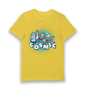 Yellow Printed T-shirt Front