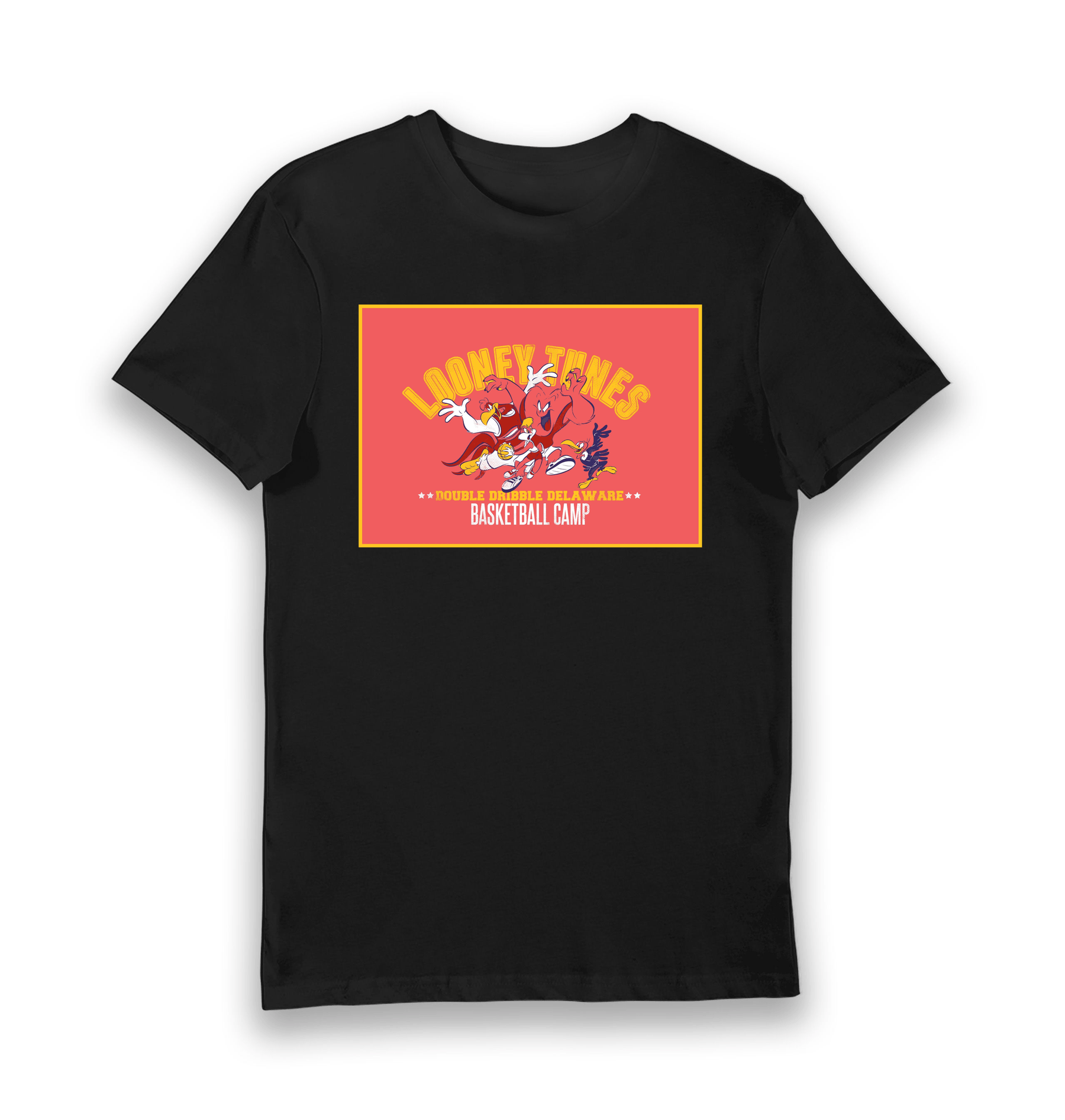 Black Printed T-shirt Front