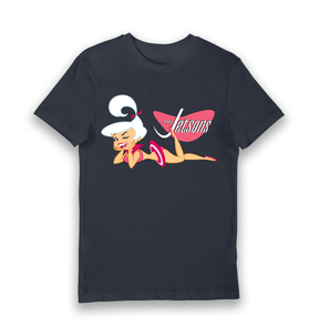 Navy Printed T-shirt Front