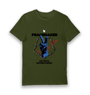 Forest Green Printed T-shirt Front