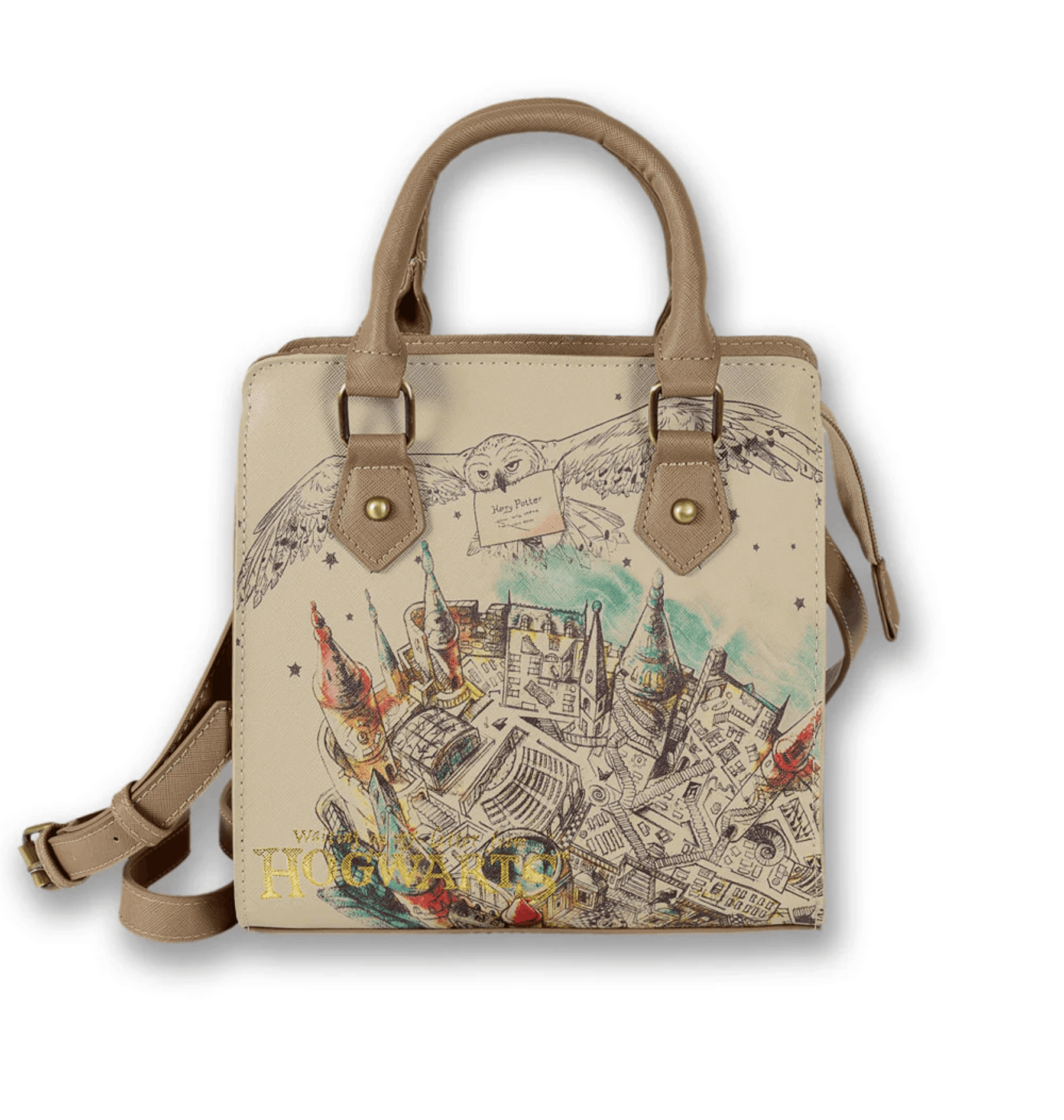 Beige Handbags Front