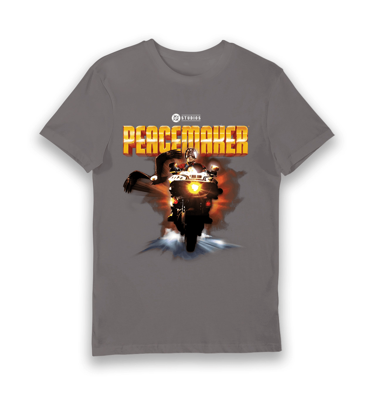 Charcoal Printed T-shirt Front