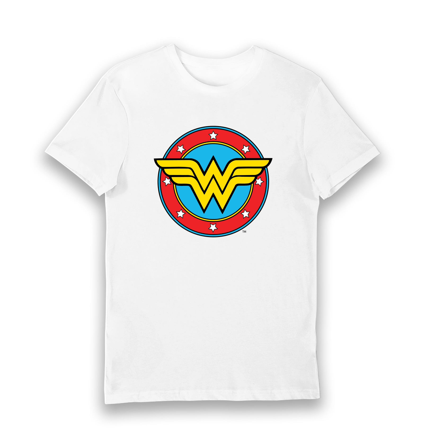 White Printed T-shirt Front