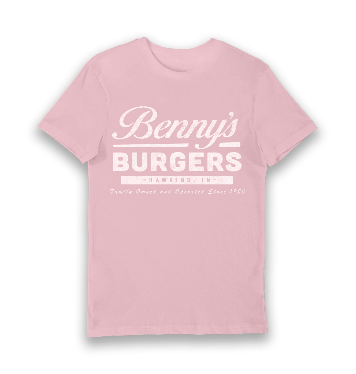 Pink Printed T-shirt Front