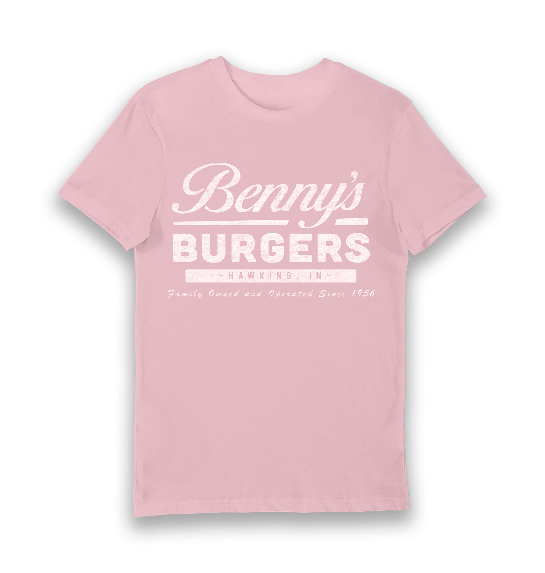 Pink Printed T-shirt Front