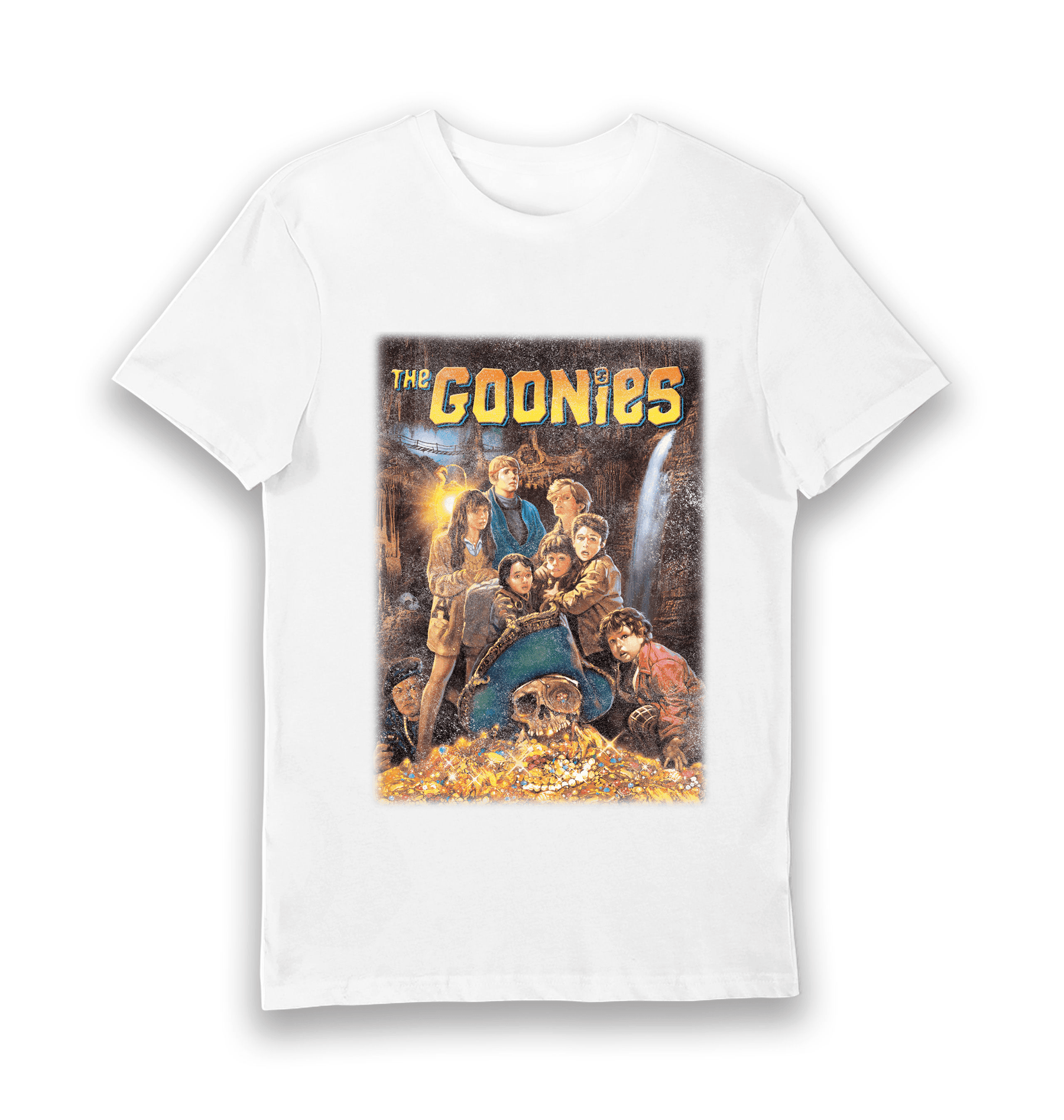 White Printed T-shirt Front
