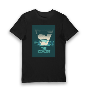 Black Printed T-shirt Front