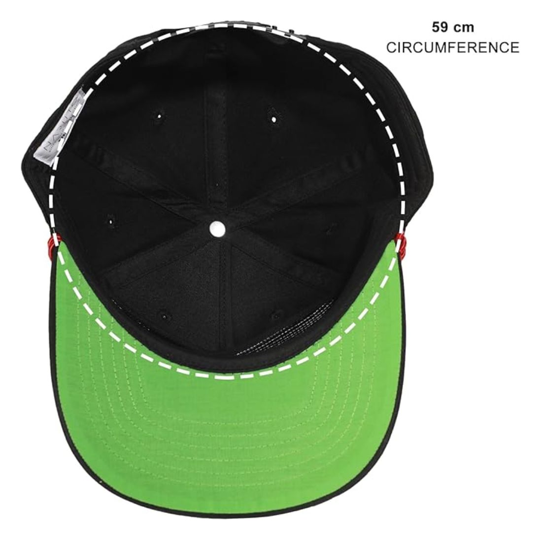 Naruto Embroidered Akatsuki Cloud Black Retro Grandpa Snapback Hat