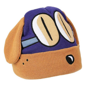 Dog Man Bark Knight Youth Cuff Hat and Knit Gloves Cold Weather Set