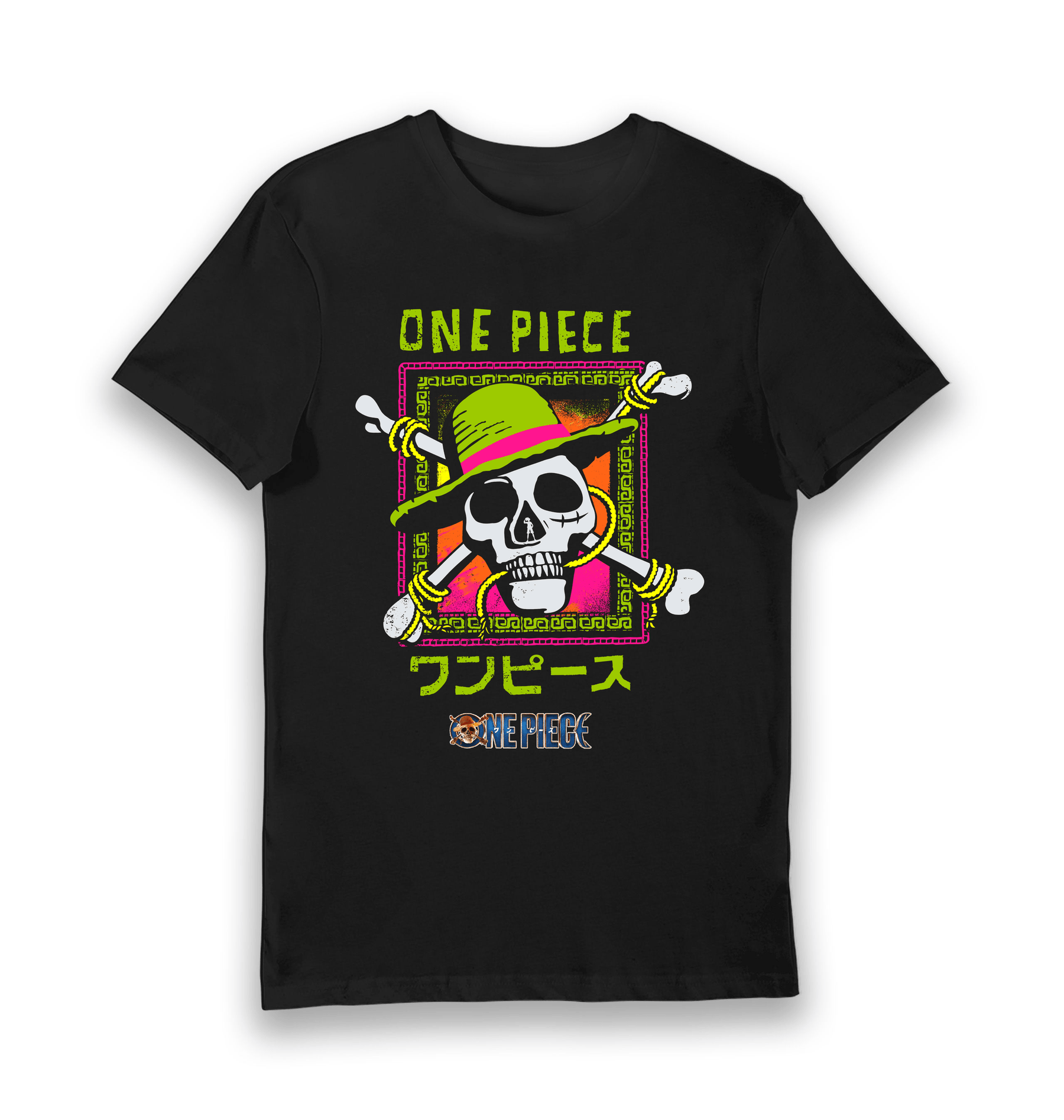 Black Printed T-shirt Front