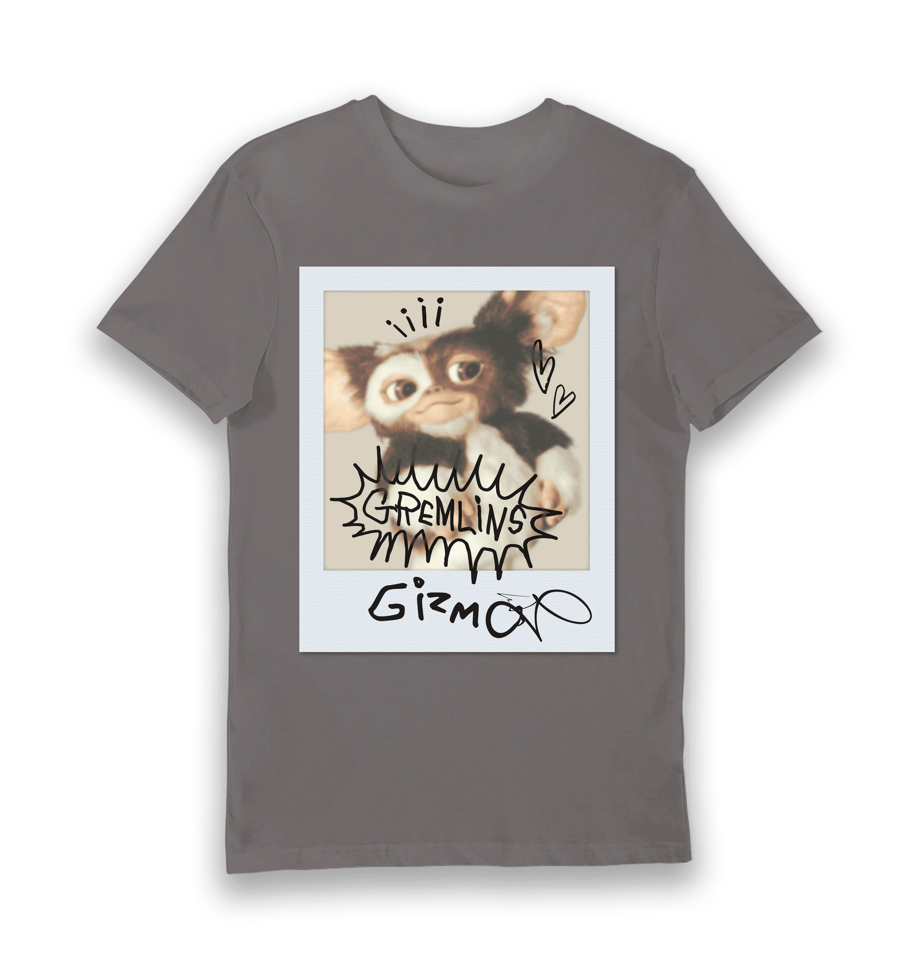 Charcoal Printed T-shirt Front