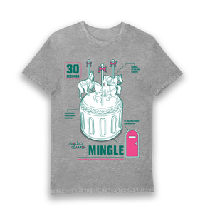 Sports Grey Printed T-shirt Front