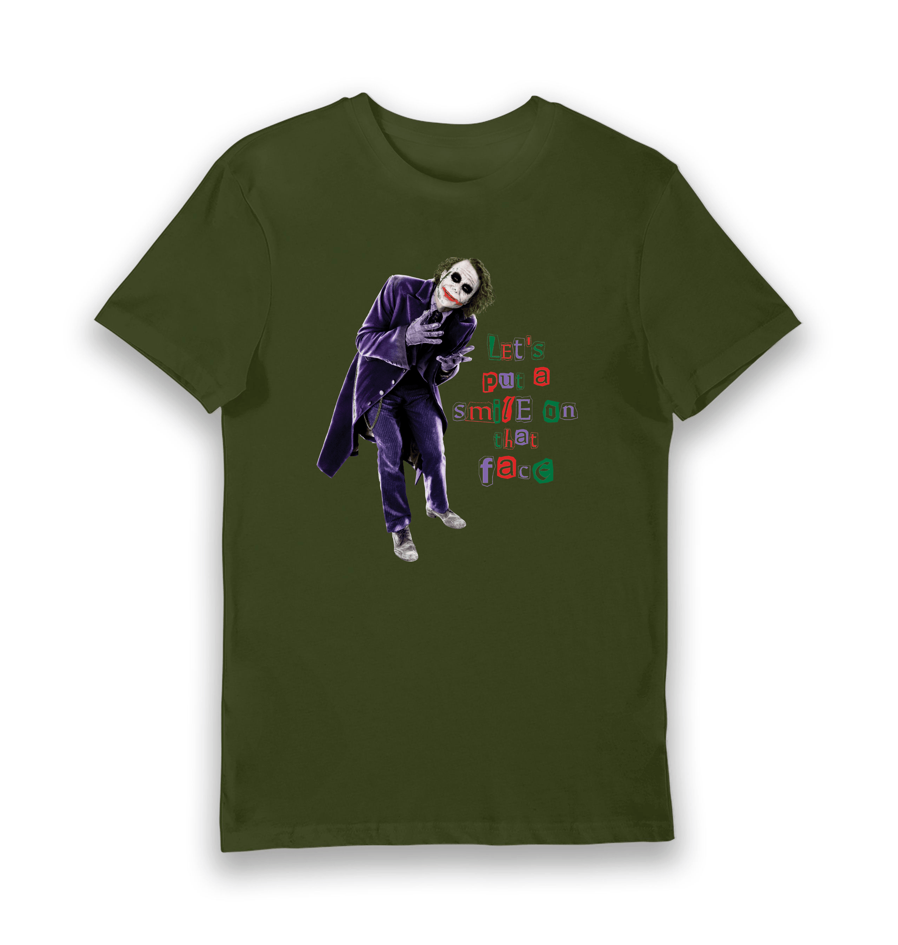 Forest Green Printed T-shirt Front
