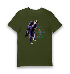 Forest Green Printed T-shirt Front
