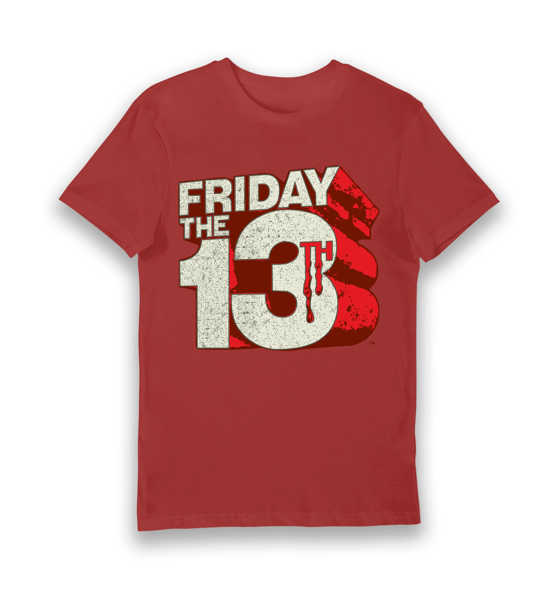 Red Printed T-shirt Front