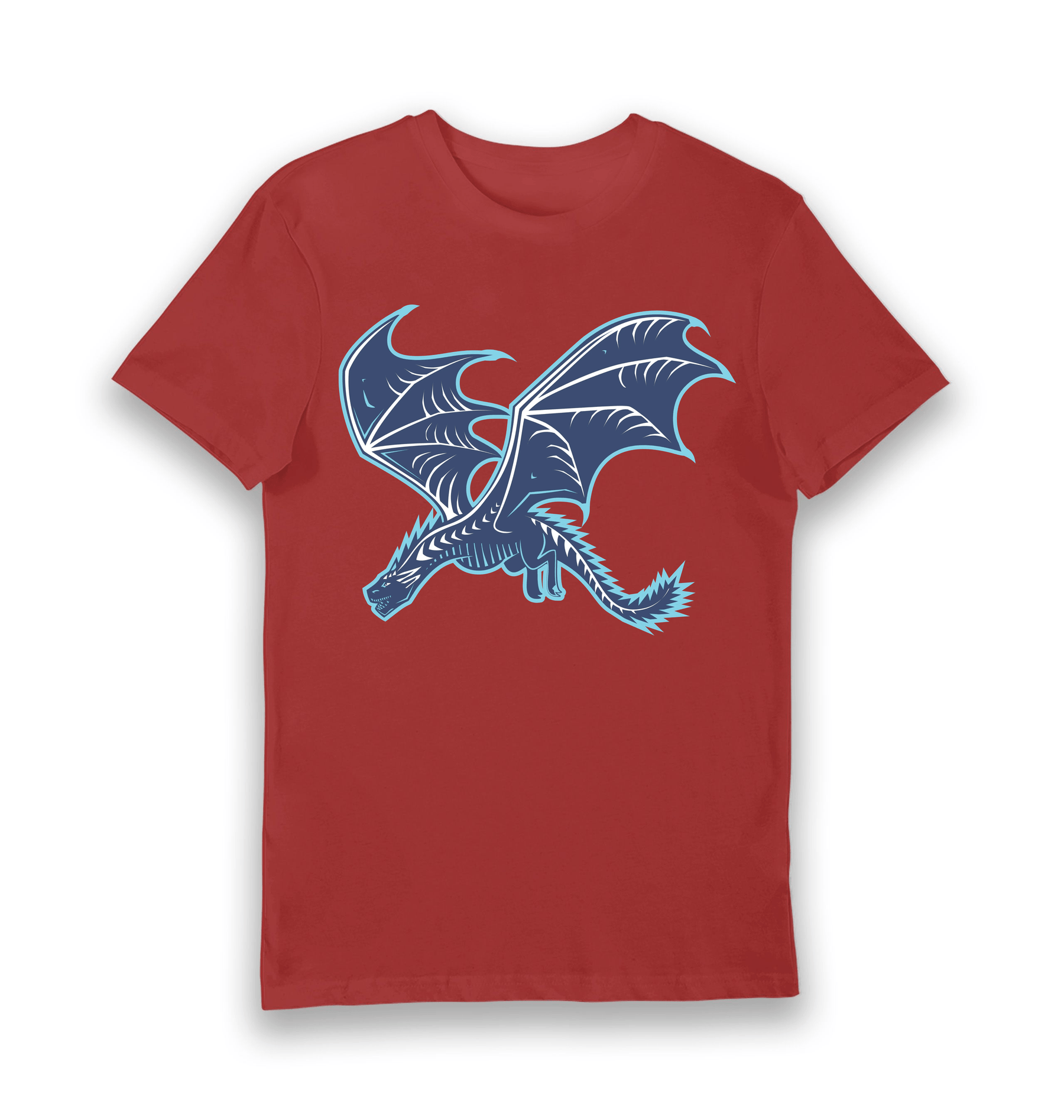 Red Printed T-shirt Front