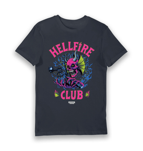 Navy Printed T-shirt Front