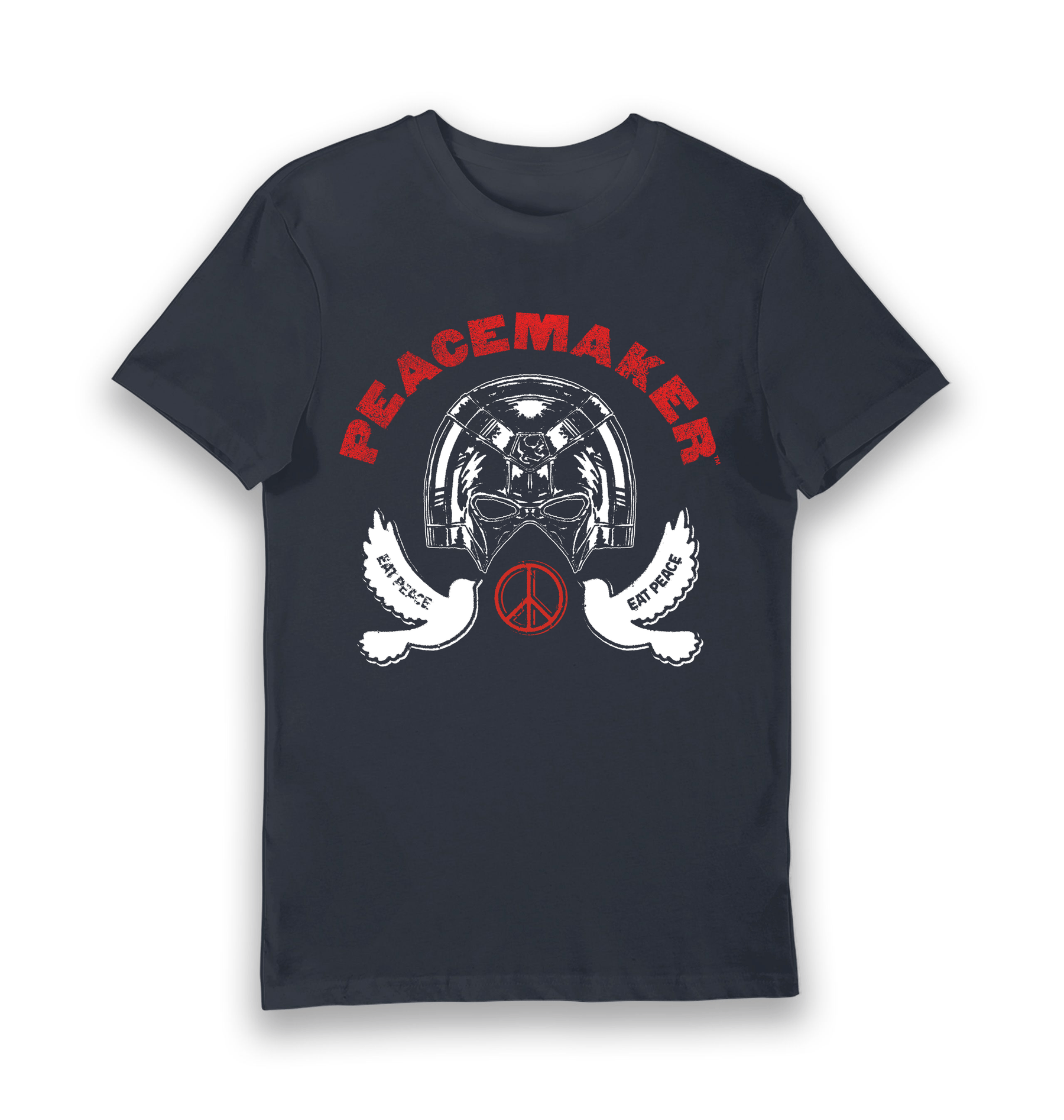 Navy Printed T-shirt Front