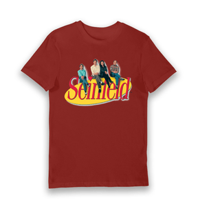 Brick Red Printed T-shirt Front
