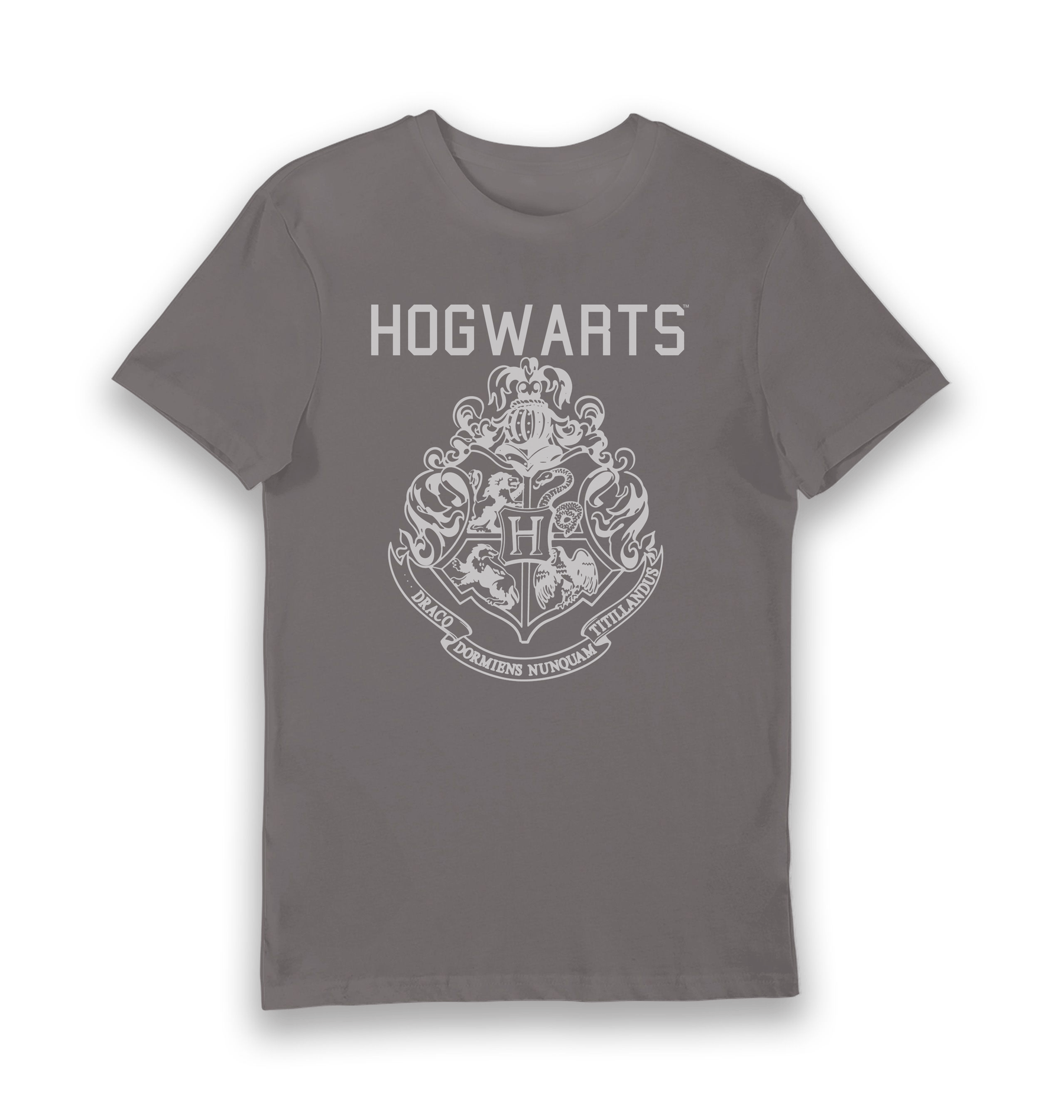 Charcoal Printed T-shirt Front