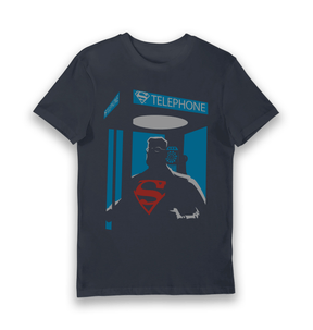 Navy Printed T-shirt Front