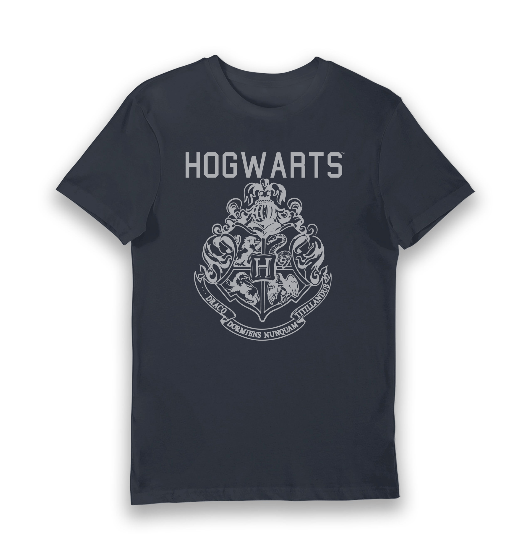 Navy Printed T-shirt Front