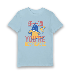 Light Blue Printed T-shirt Front