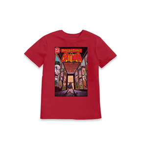 Red Printed Kids T-Shirt Front