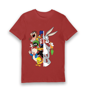 Red Printed T-shirt Front