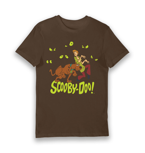 Brown Printed T-shirt Front