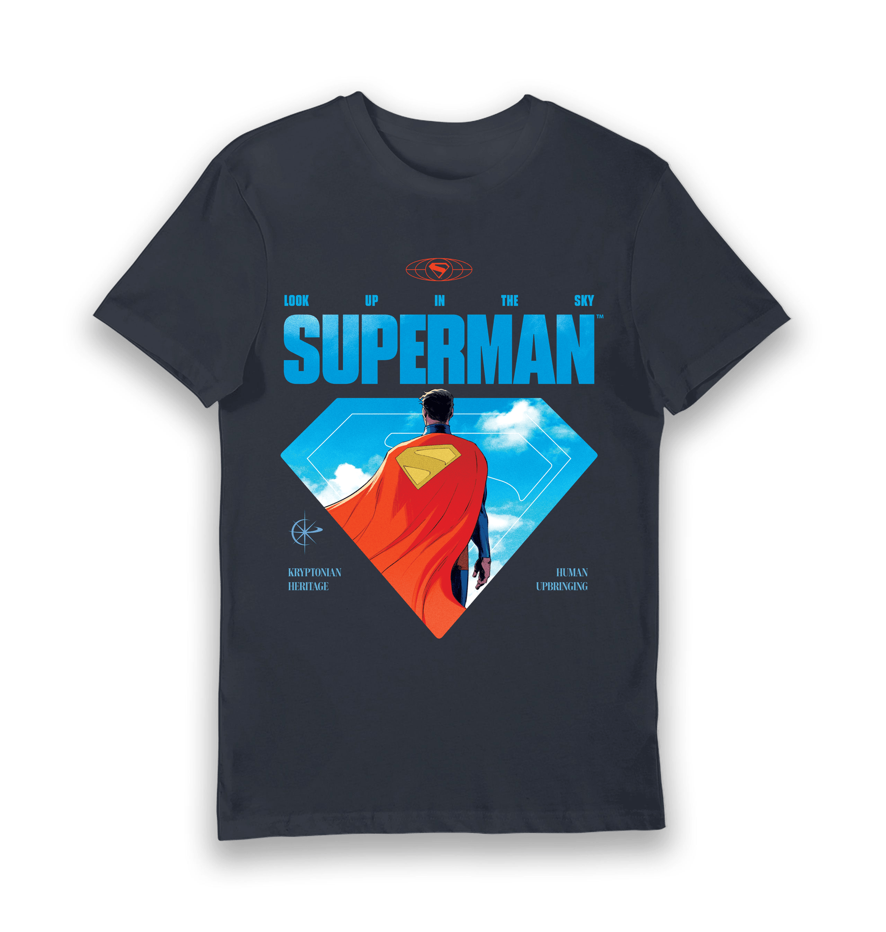 Navy Printed T-shirt Front
