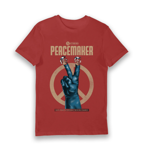 Red Printed T-shirt Front